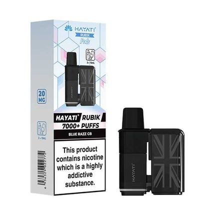 Prefilled Pods Hayati Rubik 7000 Box of 10