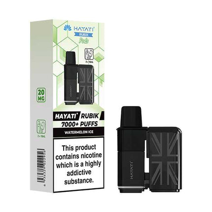 Prefilled Pods Hayati Rubik 7000 Box of 10