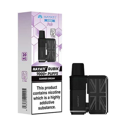 Prefilled Pods Hayati Rubik 7000 Box of 10