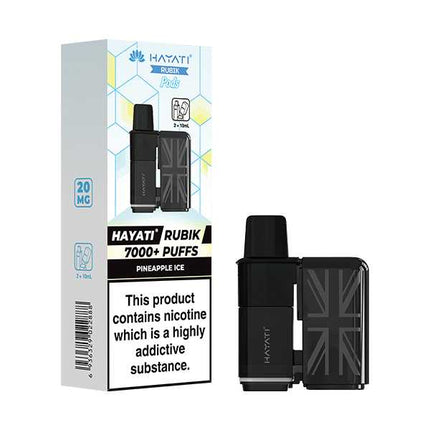 Prefilled Pods Hayati Rubik 7000 Box of 10