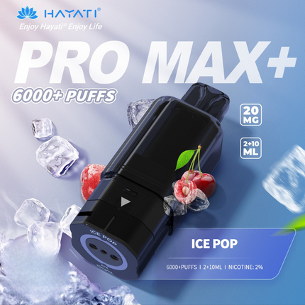 Prefilled Pods Hayati Pro Max Plus 6000 Puffs Box of 5