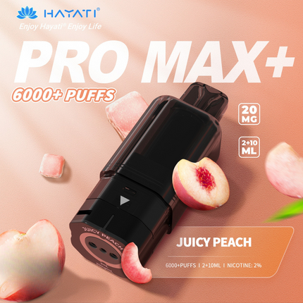 Prefilled Pods Hayati Pro Max Plus 6000 Puffs Box of 5