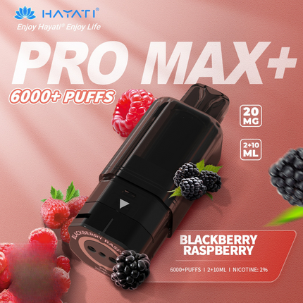 Prefilled Pods Hayati Pro Max Plus 6000 Puffs Box of 5