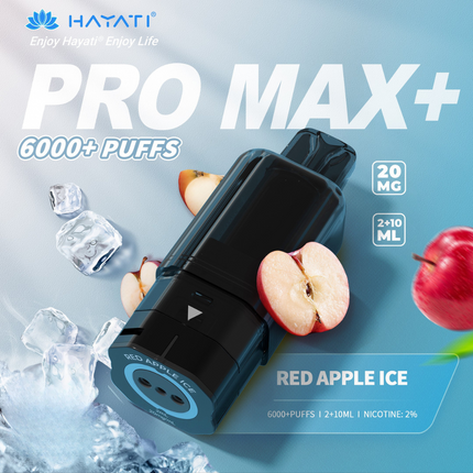 Prefilled Pods Hayati Pro Max Plus 6000 Puffs Box of 5