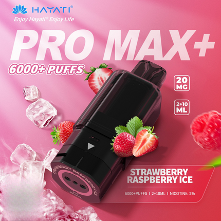 Prefilled Pods Hayati Pro Max Plus 6000 Puffs Box of 5