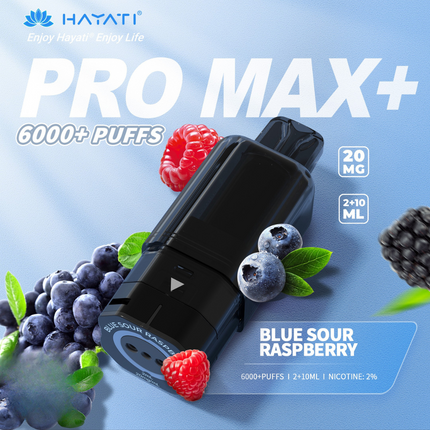 Prefilled Pods Hayati Pro Max Plus 6000 Puffs Box of 5