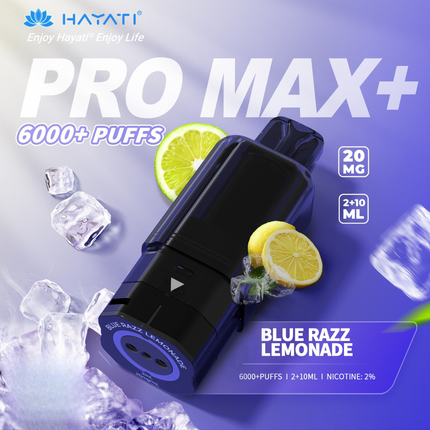 Prefilled Pods Hayati Pro Max Plus 6000 Puffs Box of 5