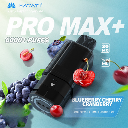 Prefilled Pods Hayati Pro Max Plus 6000 Puffs Box of 5