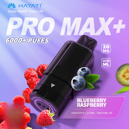 Prefilled Pods Hayati Pro Max Plus 6000 Puffs Box of 5