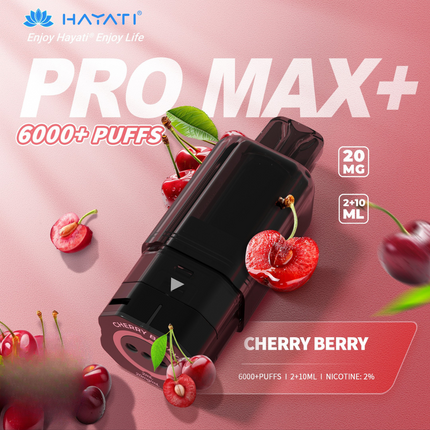 Prefilled Pods Hayati Pro Max Plus 6000 Puffs Box of 5