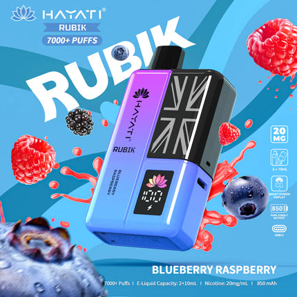 Hayati Rubik 7000 Puffs Box of 5