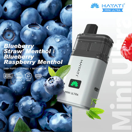 Hayati Mini Ultra 1500 Puffs Box of 10