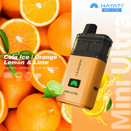 Hayati Mini Ultra 1500 Puffs Box of 10