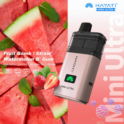Hayati Mini Ultra 1500 Puffs Box of 10