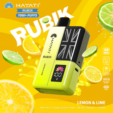 Hayati Rubik 7000 Puffs Box of 5