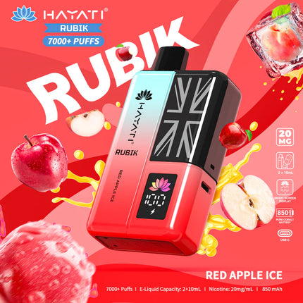 Hayati Rubik 7000 Puffs Box of 5