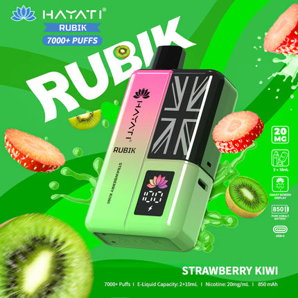 Hayati Rubik 7000 Puffs Box of 5