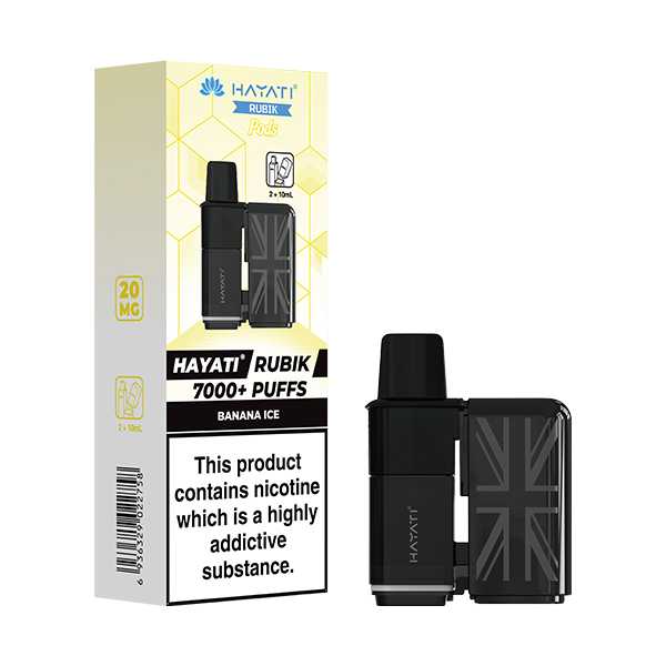 Prefilled Pods Hayati Rubik 7000 Box of 10