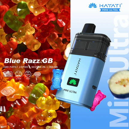 Hayati Mini Ultra 1500 Puffs Box of 10