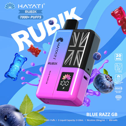 Hayati Rubik 7000 Puffs Box of 5