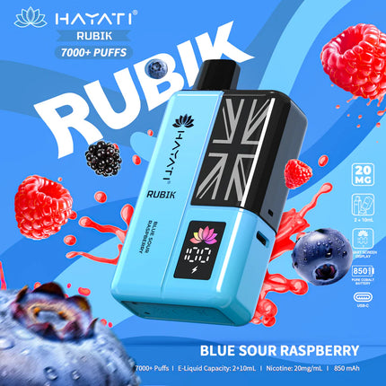 Hayati Rubik 7000 Puffs Box of 5