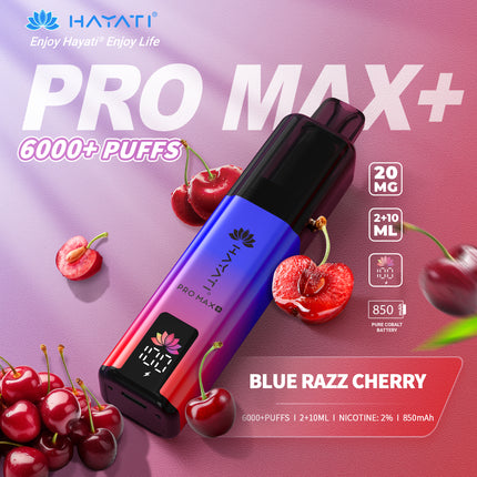 Hayati Pro Max Plus 6000 Puffs Prefilled Vape Kit Box of 5