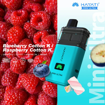 Hayati Mini Ultra 1500 Puffs Box of 10