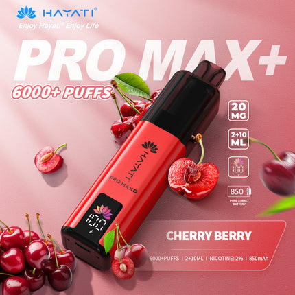 Hayati Pro Max Plus 6000 Puffs Prefilled Vape Kit Box of 5
