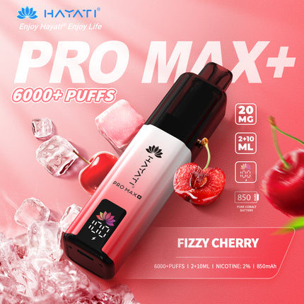 Hayati Pro Max Plus 6000 Puffs Prefilled Vape Kit Box of 5