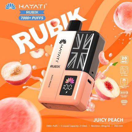 Hayati Rubik 7000 Puffs Box of 5