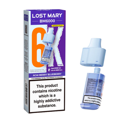Prefilled Pods for Lost Mary BM6000 Box of 5