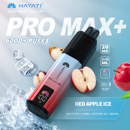 Hayati Pro Max Plus 6000 Puffs Prefilled Vape Kit Box of 5