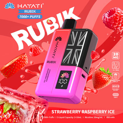 Hayati Rubik 7000 Puffs Box of 5