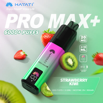 Hayati Pro Max Plus 6000 Puffs Prefilled Vape Kit Box of 5