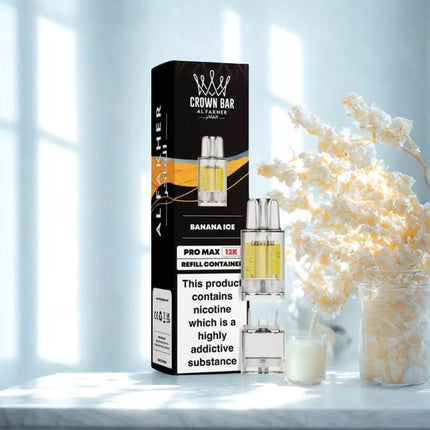 Prefilled Pods for Al Fakher Crown Bar Pro Max 12K Box of 5