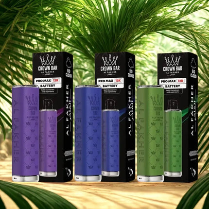 Box of 5 Al Fakher Crown Bar Pro Max 12K Vape Kit