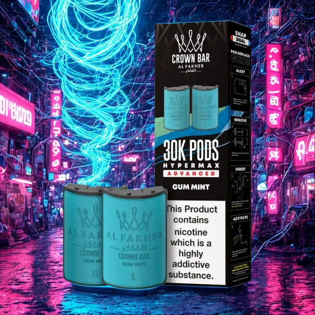 Pre-filled Pods for Al Fakher Hypermax 30K Box of 5