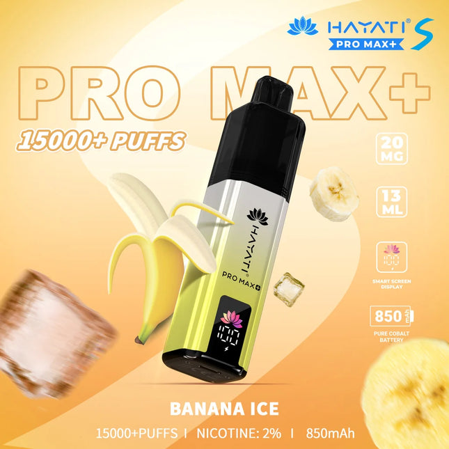 Hayati Pro Max+ S 15000 Puffs Box of 10