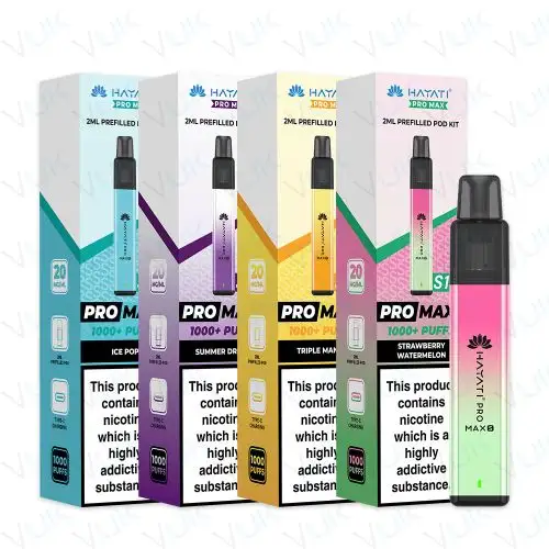 Hayati Pro Max S1 Prefilled Vape Kit | Box of 5