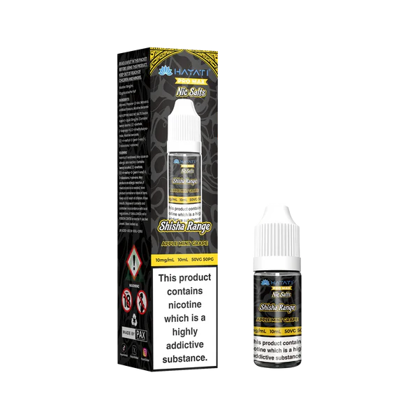 Hayati Pro Max Nic Salts Shisha Range | Box of 10